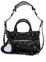 Balenciaga petit sac à main Neo Cagole - Noir - thumbnail