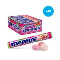 Mentos rollen - Strawberry mix snoep - 37,5g x 40