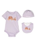 Palm Angels Kids trousseau de naissance Broken Bear - Violet - thumbnail