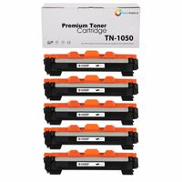 Huismerk 5x Toner voor Brother Tn1050 Hl1110 Dcp1510