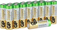 GP GP15A-2VS16 LR6 Super Alkaline AA Mignon batterij (set van 16), 03015AS16, 16x AA/mignon