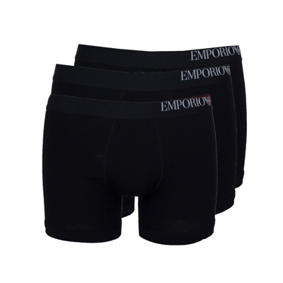 Emporio Armani 3-pack boxershorts brief nero/nero/nero