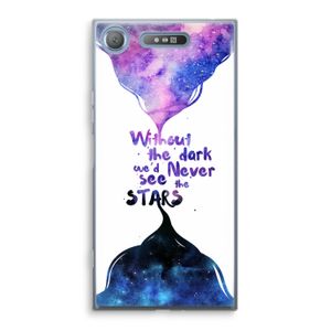 Stars quote: Sony Xperia XZ1 Transparant Hoesje