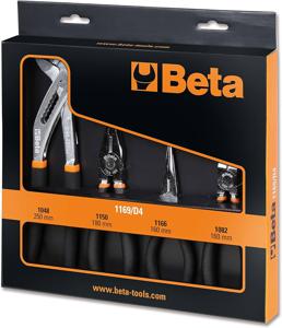 Beta 4-delige tangenset Tools 1169/D4