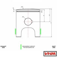 Zuiger VHM Bidalot-Malossi 39.95 A 20mm. - thumbnail