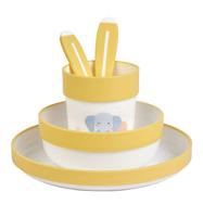 Saro eetset Wild Colors geel 5-delig