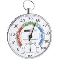 TFA-Dostmann 45.2027 hygrometer & psychrometer Binnen Hygrometer voor haarspanning Chroom - thumbnail