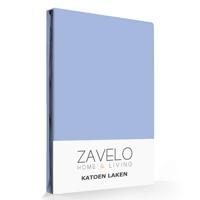 Zavelo Laken Basics Blauw (Katoen)- 2-persoons (200x250 cm)