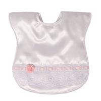 Soft Touch Slabbetje Lace & Rose 33 Cm Satijn Wit