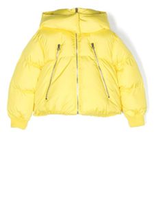 MM6 Maison Margiela Kids doudoune à capuche - Jaune