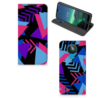 Nokia 1.4 Stand Case Funky Triangle