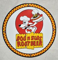 Dog n Suds Rootbeer Emaille Bord - thumbnail