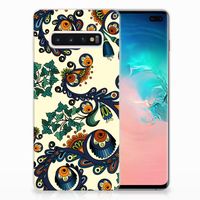 Siliconen Hoesje Samsung Galaxy S10 Plus Barok Flower