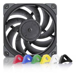 Noctua NF-A12X25 PWM chromax.black.swap PC-ventilator Zwart (b x h x d) 120 x 25 x 120 mm