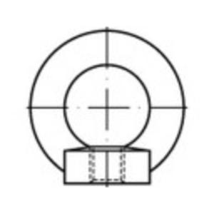 TOOLCRAFT TO-5358066 Ringmoeren M30 DIN 582 RVS A4 1 stuk(s)