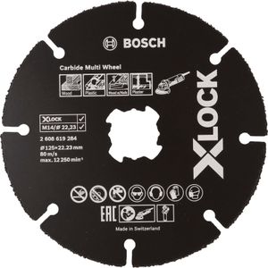 X-LOCK Carbide Multi Wheel 125 mm Doorslijpschijf