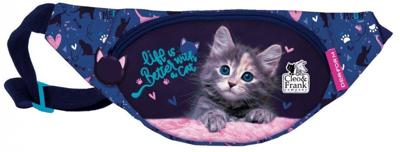 Cleo & Frank heuptas meisjes 30 cm polyester donkerblauw/roze Cleo & Frank heuptas meisjes 30 cm polyester donkerblauw/roze