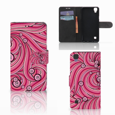 LG X Style Hoesje Swirl Pink