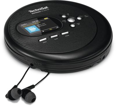 TechniSat Digitradio CD 2GO BT Radio/CD-speler DAB+, VHF (FM) Bluetooth, CD Zwart