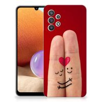 Samsung Galaxy A32 4G | A32 5G Enterprise Editie Silicone Back Cover Liefde - Origineel Romantisch Cadeau