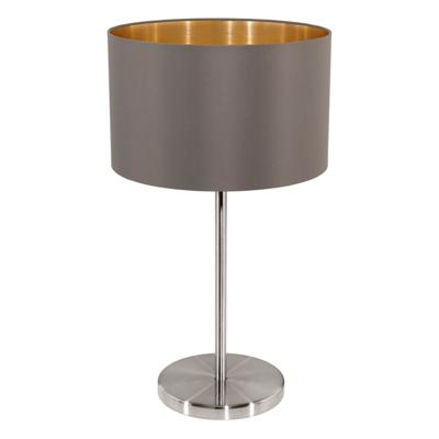 EGLO Maserlo tafellamp Cappuccino, Goud, Nikkel E27 EGLO Maserlo tafellamp Cappuccino, Goud, Nikkel E27