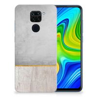 Xiaomi Redmi Note9 Bumper Hoesje Wood Concrete