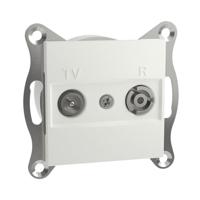 Schneider Electric Asfora EPH3300721D TV-R einddoos 1dB, IEC+bus, inbouw, 2 uitgangen, wit