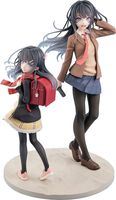 Rascal Does Not Dream of a Knapsack Kid PVC Statue Mai Sakurajima High School Graduation Ver. & Knapsack Kid 19 cm