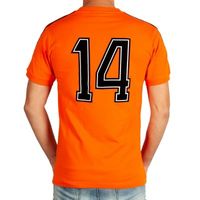 Cruyff - Holland Retro Voetbalshirt WK 1974 + 14 - thumbnail