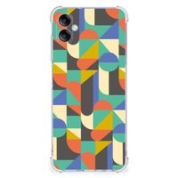 Samsung Galaxy A05 Doorzichtige Silicone Hoesje Funky Retro