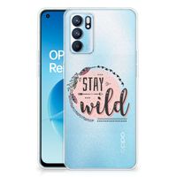 OPPO Reno 6 5G Telefoonhoesje met Naam Boho Stay Wild