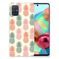 Samsung Galaxy A71 Siliconen Case Ananas