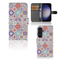 Samsung Galaxy S24 Bookcase Tiles Color