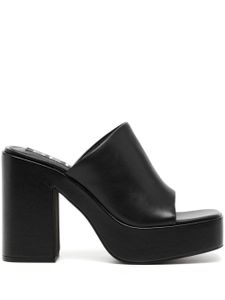 Senso mules Yael en cuir - Noir