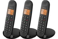 Logicom ILOA 350 Draadloze vaste telefoon zonder antwoordapparaat - Trio - Analoge & Dect-telefoons - Zwart