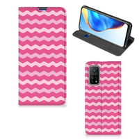 Xiaomi Mi 10T | 10T Pro Hoesje met Magneet Waves Pink