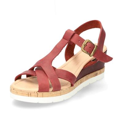 Sandalen met sleehak, kiezelgrijs 39