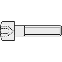 TOOLCRAFT 839670 Cilinderschroeven M3 12 mm Binnenzeskant (inbus) DIN 912 Staal 8.8 gezwart 100 stuk(s)