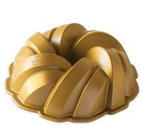 Nordic Ware Tulband Bakvorm Braided Bundt Goud ø 27 cm / 3.5 liter - thumbnail