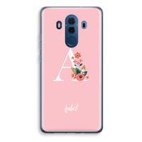 Pink Bouquet: Huawei Mate 10 Pro Transparant Hoesje