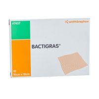 Bactigras Verband 10cmx10cm 10 7457