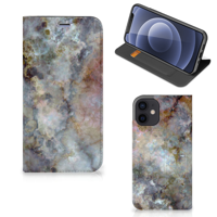 iPhone 12 Mini Standcase Marmer Grijs
