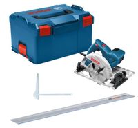 Bosch Blauw GKS 55+ GCE + FSN 1400 Professional Cirkelzaag | Set | 1350 W | 1 x geleiderail | 165 mm zaagblad - 0615990M91