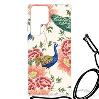 Case Anti-shock voor Samsung Galaxy S23 Ultra Pink Peacock - thumbnail