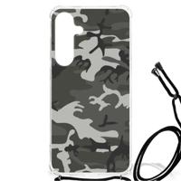 Samsung Galaxy S24 Plus Doorzichtige Silicone Hoesje Army Light