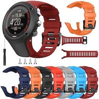 Horlogeband voor Suunto Ambit 3S 3R 3P 2S 2R 3 2 1 Peak Sport Run Siliconen Vervanging Band Elastisch Ademend Sportband Polsbandje Lightinthebox - thumbnail