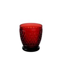 Villeroy & Boch Boston Coloured Waterglas, 330 ml, kristalglas, rood, 9 cm