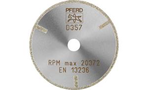 PFERD 68407103 D1A1R 75-2-10 D 357 GAG Diamanten doorslijpschijf Diameter 75 mm Boordiameter 10 mm Duroplast, Technisch keramiek 1 stuk(s)