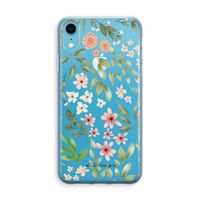 Botanical sweet flower heaven: iPhone XR Transparant Hoesje