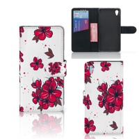 Sony Xperia Z2 Hoesje Blossom Red